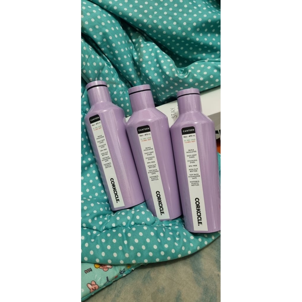 Corkcicle Canteen 16oz Tumbler dengan Insulasi Triple, Tahan Dingin 25 Jam
