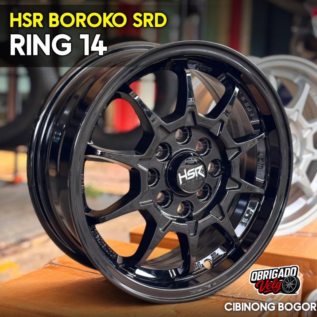 VELG RACING BRIO AGYA JAZZ XENIA MARCH RING 14 HSR BOROKO SRD / OBRIGADO VELG CIBINONG