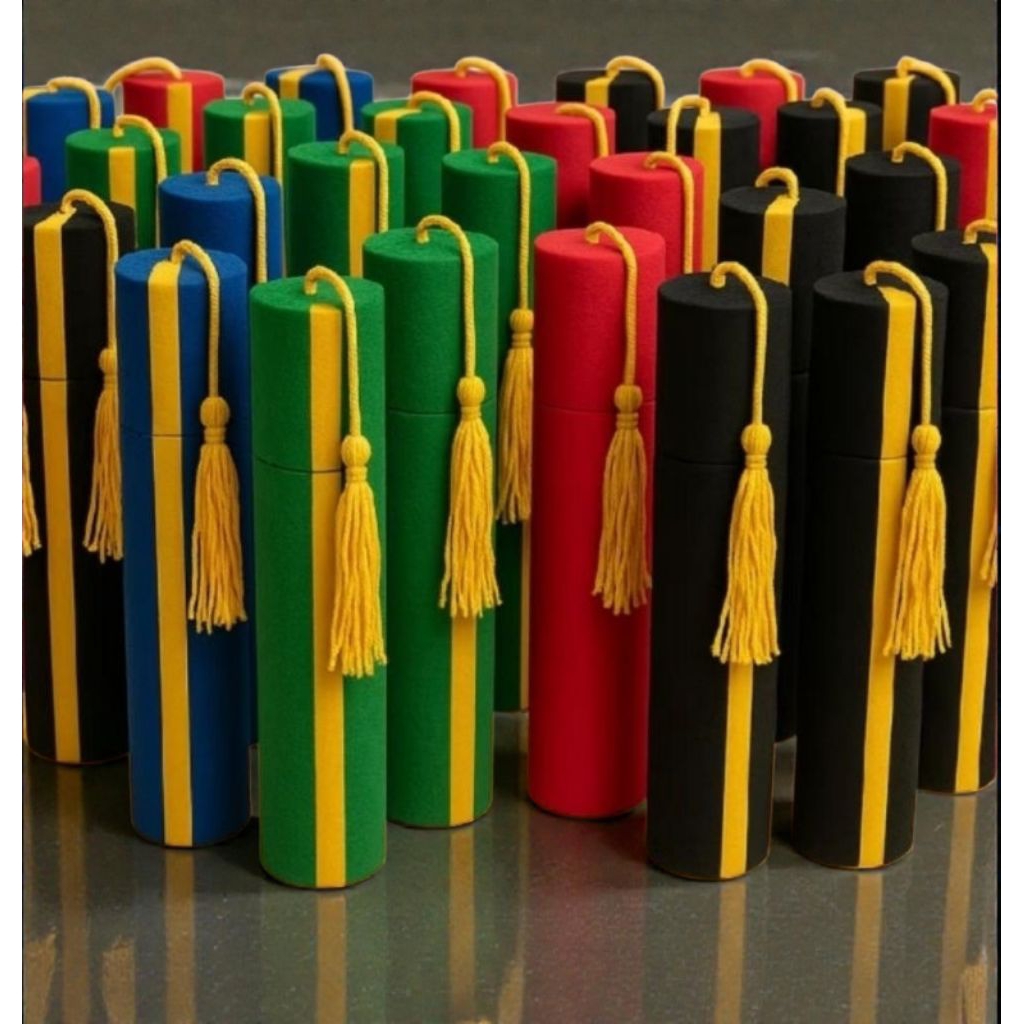 Tabung Wisuda | Tabung Ijasah | Selongsong Ijasah Size Dewasa Bahan Buludru BERKUALITAS