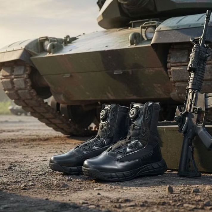 sepatu pdl tali putar tni jatah polri polisi