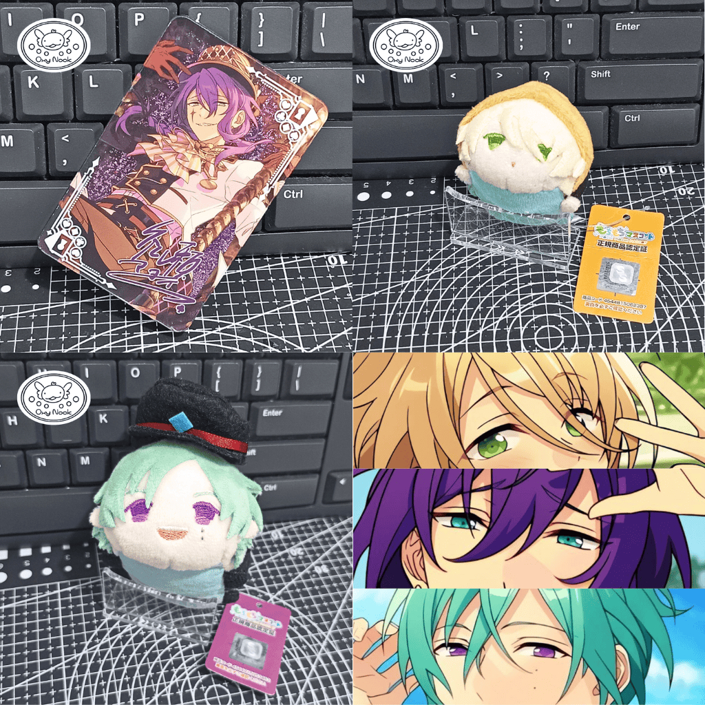 Enstars Ensemble Stars Official Merch Mochi & Acrylic Block Quicksand Alkaloid Aira, Mayoi & Tatsumi