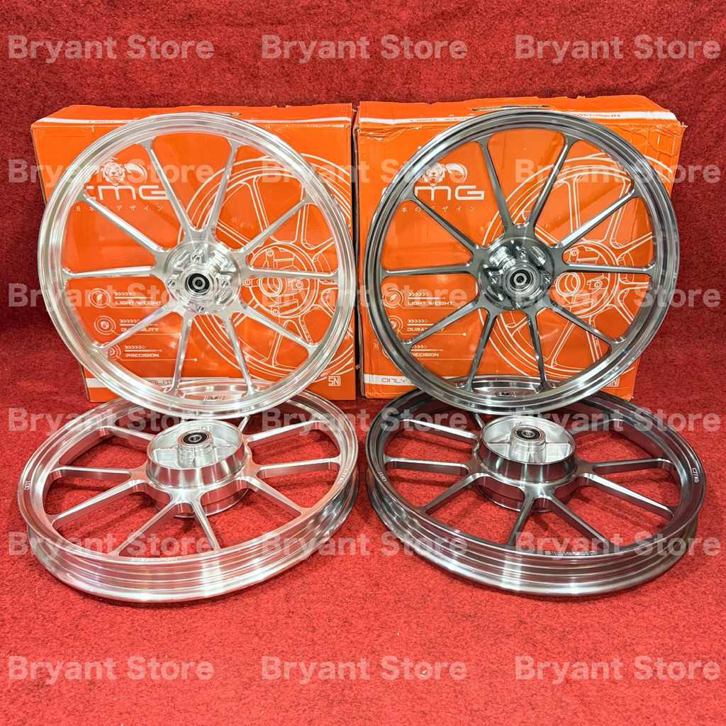 CMG RACING ORIGINAL VELG EXACT PALANG 10 CNC FIZR VEGA R CRYPTON ALFA SIGMA JUPITER Z MX OLD RX KING