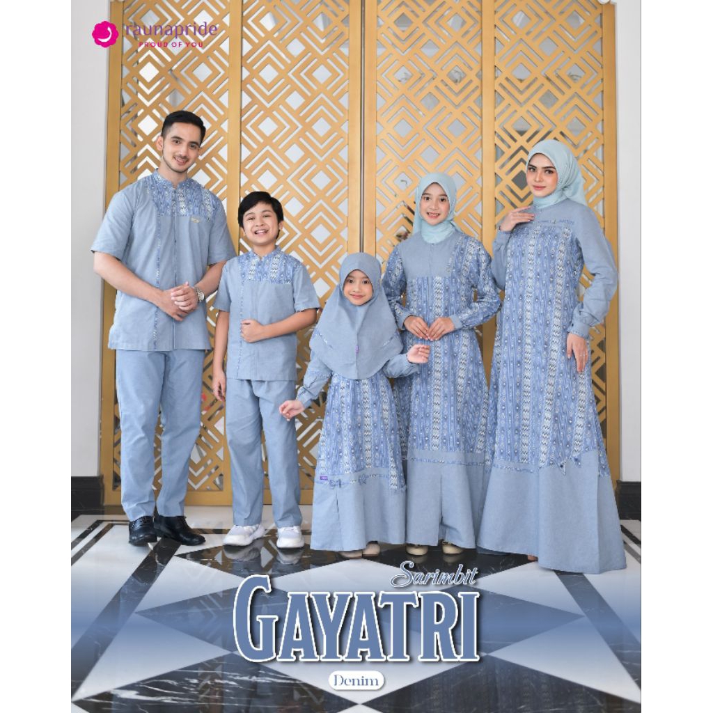 Sarimbit Gayatri Denim. Sarimbit Raunapride. Sarimbit Lebaran 2026