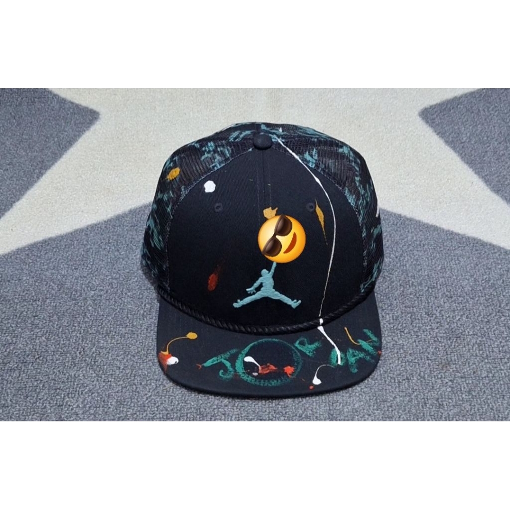 topi jaring trucker hat basket original bekas preloved