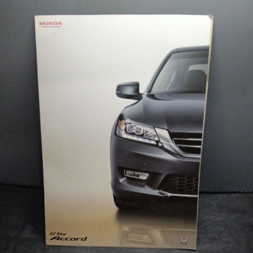 poster brosur leaflet katalog Honda all New Accord