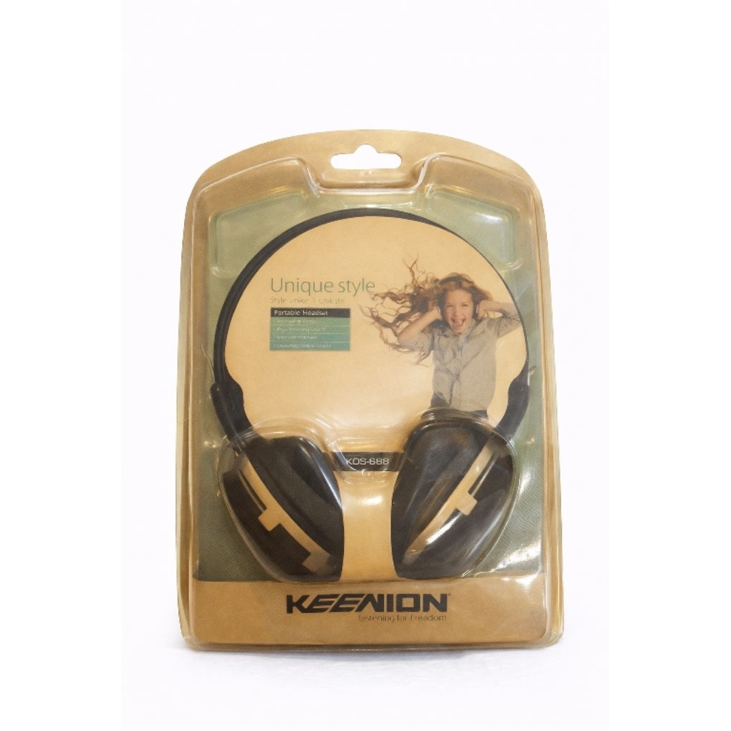 Keenion KOS-668 Headphone Portable – Stereo Sound Nyaman untuk Musik & PC