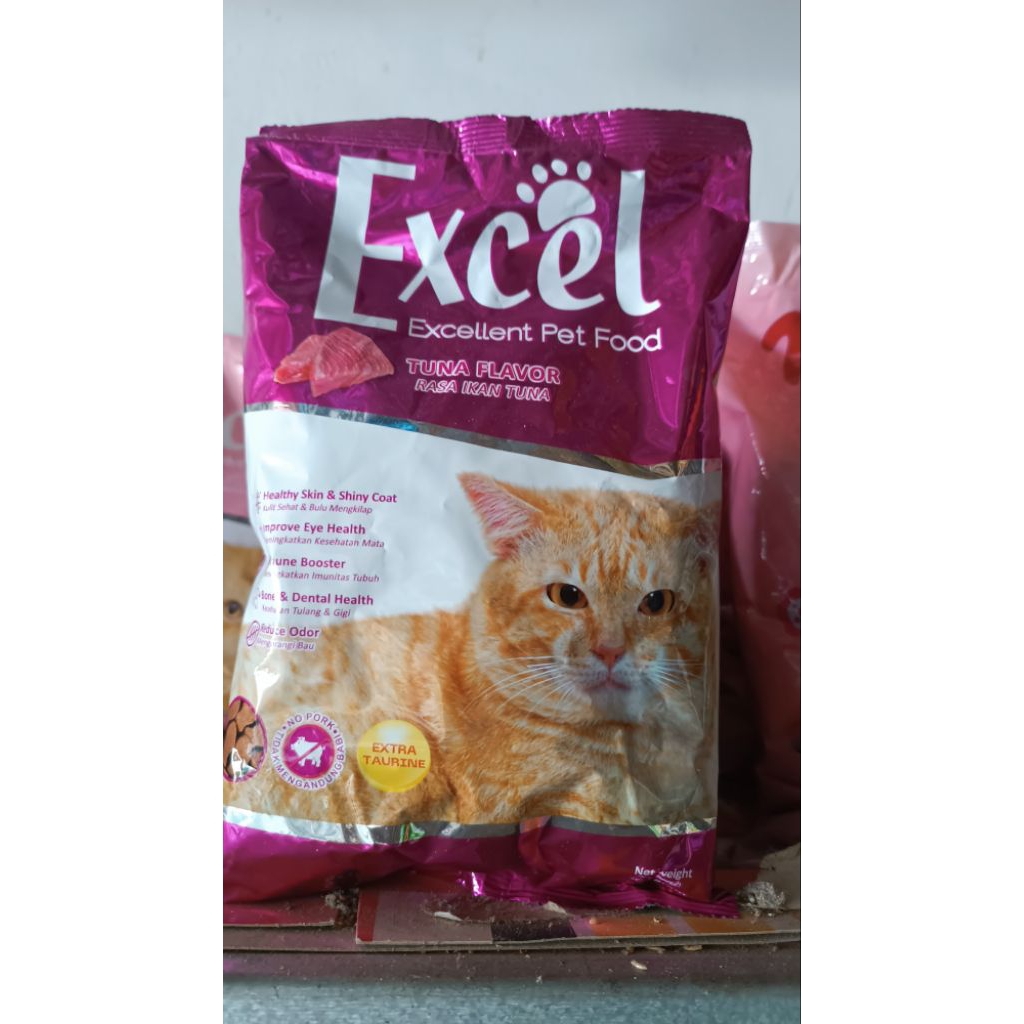 pakan kucing excel