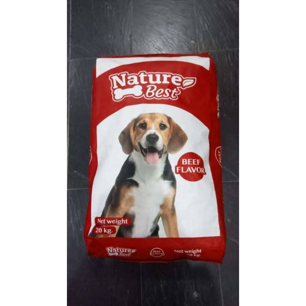 Nature Best Beef 20kg - Makanan Kering Anjing