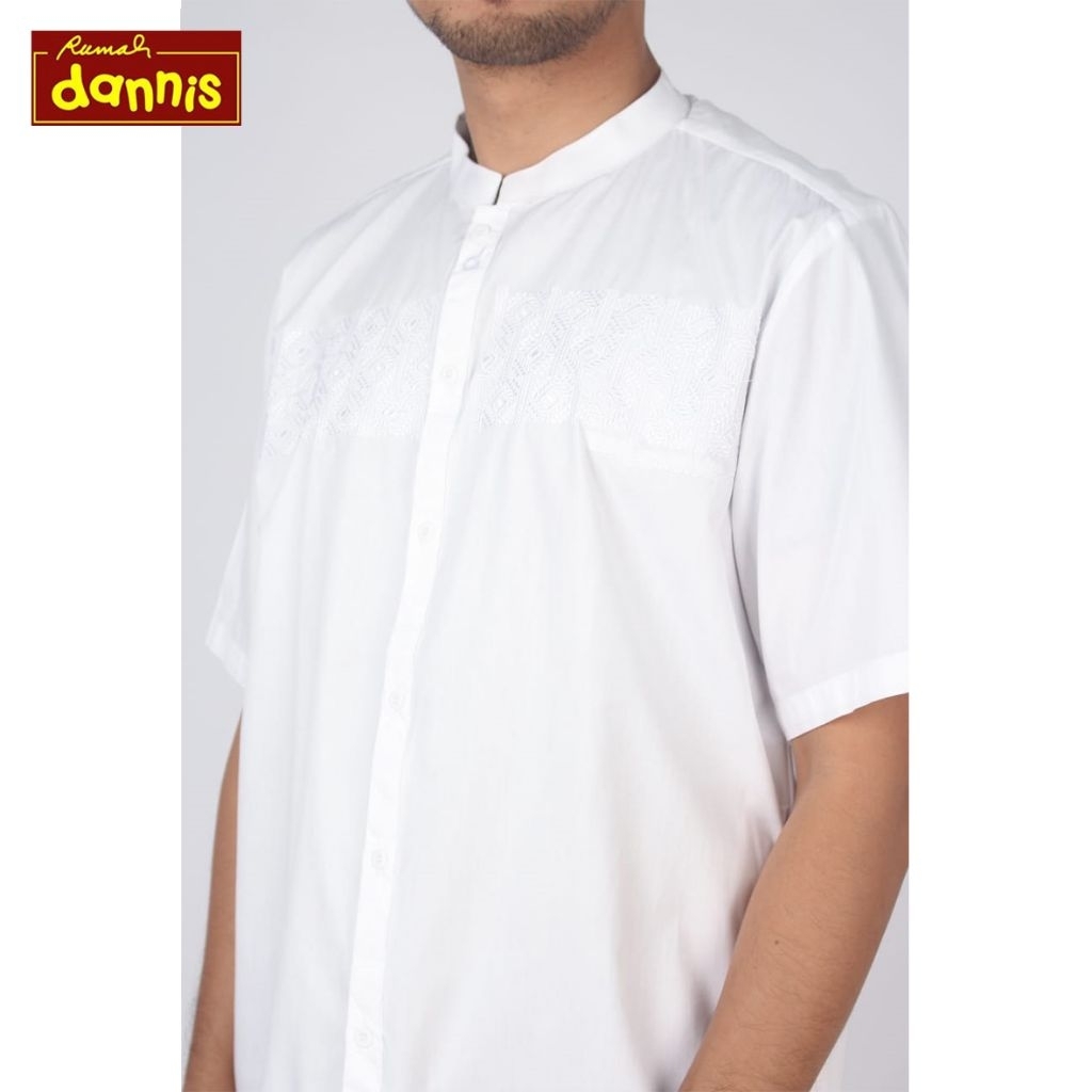 Koko Putih Dannis K 240910 Lengan Pendek