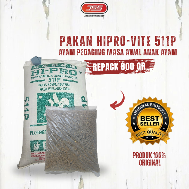 Pakan Ayam 511 P 800 gram Pur ayam bebek ayam kampung Jangkrik