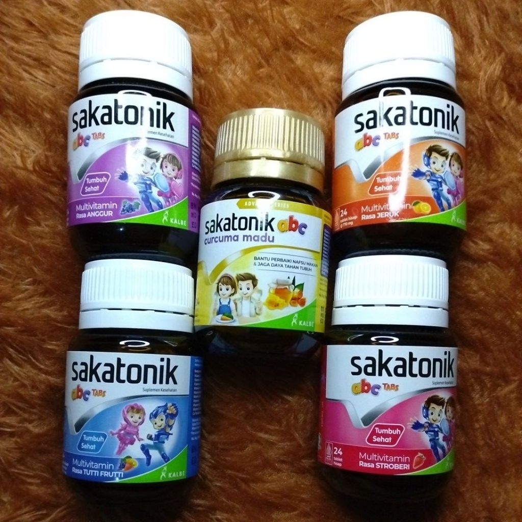 New Kemasan - Sakatonik ABC Vitamin Anak-Anak / Sakatonik ABC Tablet isi 25 / Sakatonik ABC Tutti Fr
