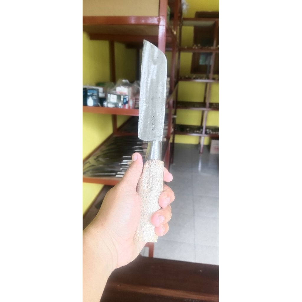 Pisau Dapur Pendek Baja Tajam | Ringan & Nyaman untuk Ayam, Ikan, dan Daging