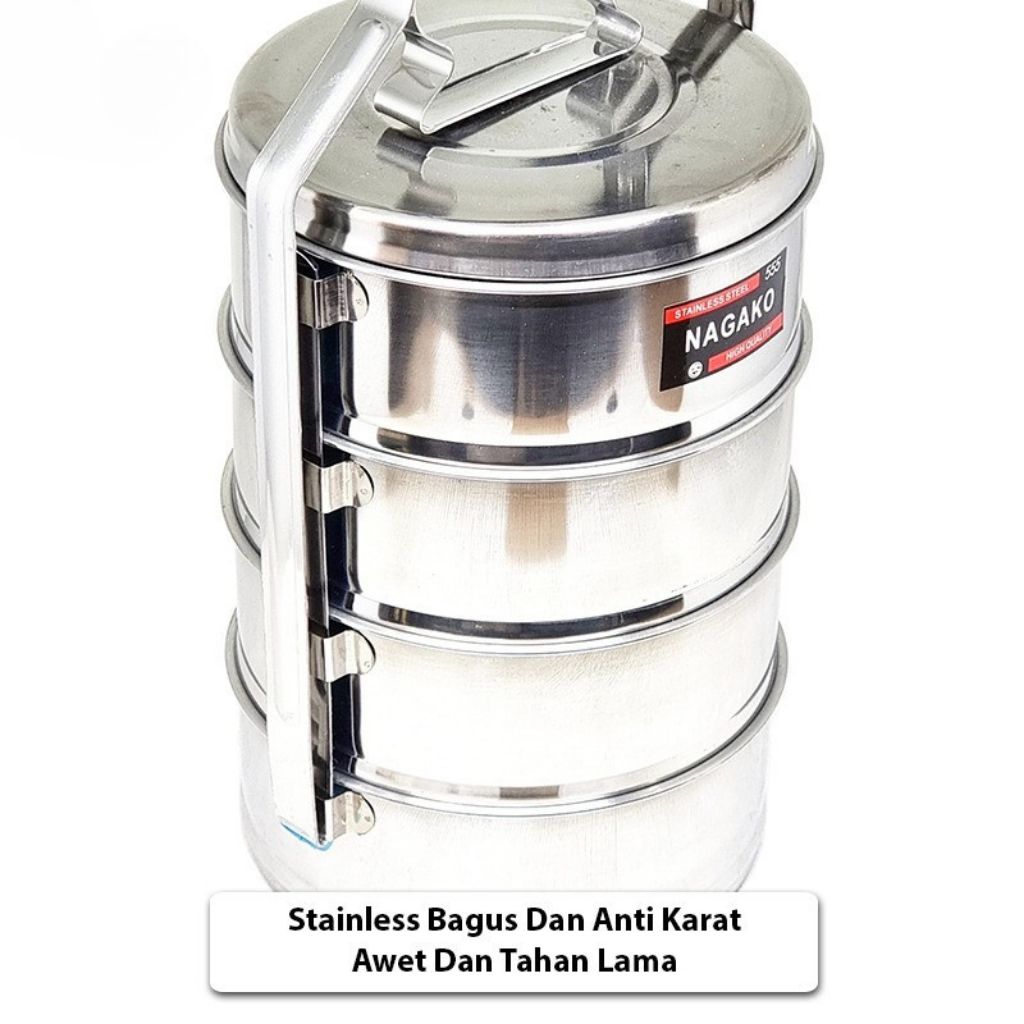 HOT SALE Rantang Stainless Steel 3/4 Susun JUMBO Besar