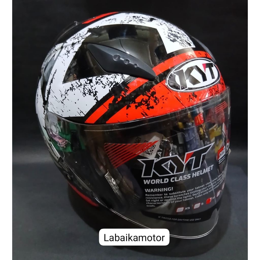 Helm Kyt Galaxy Motif #5 - Kyt Galaxy Half Face Motif #5