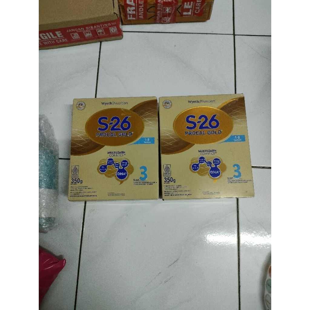 SUSU S26 PROCAL GOLD Tahap 3 350gr Susu Bubuk Formula Bayi