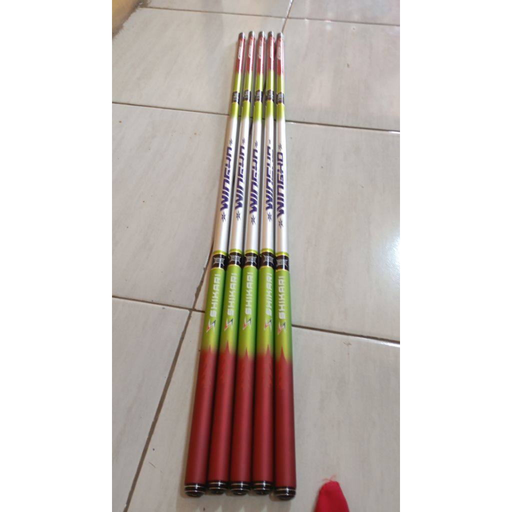 joran tegek carbon kaku shikari wingko 360