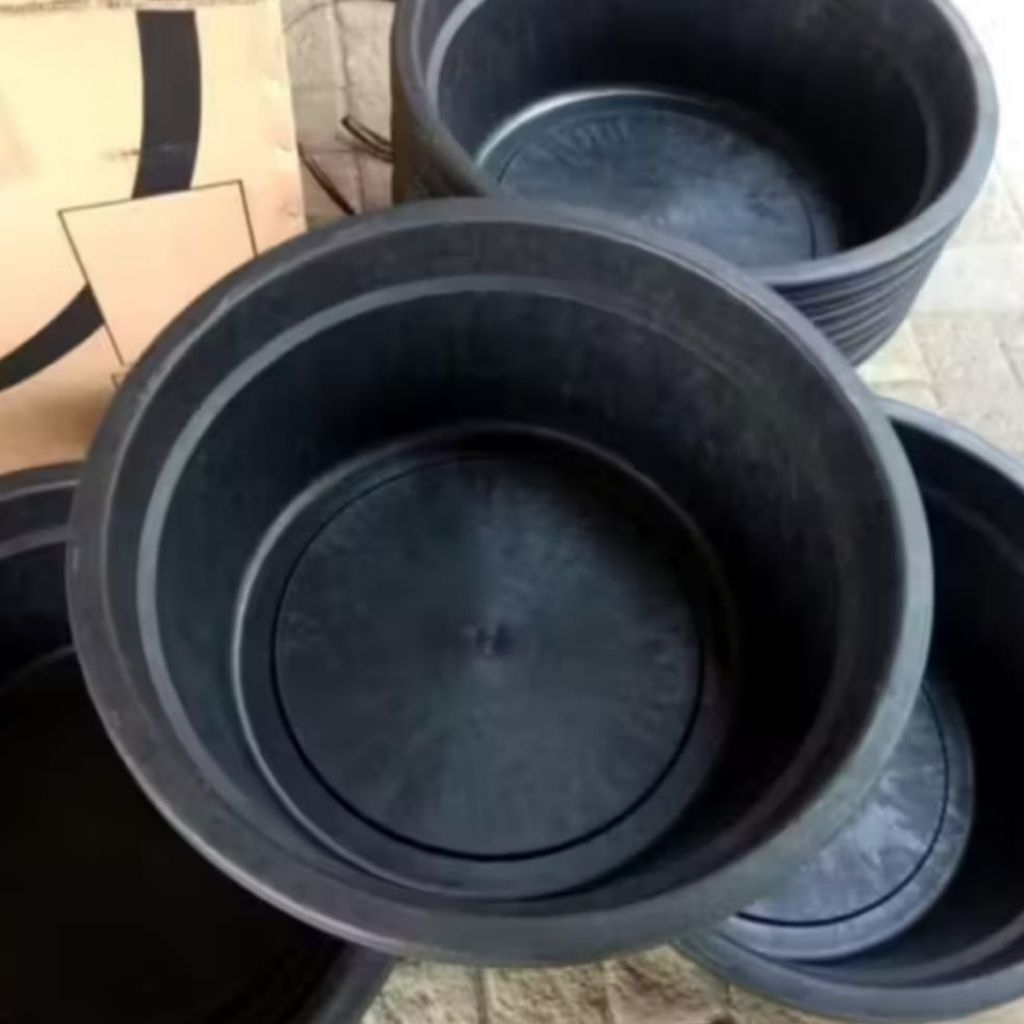 BAK KARET HITAM JUMBO 70CM ANTI PECAH