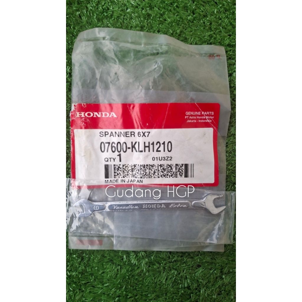 Spanner Kunci Pas 6 X 7 07600-KLH1210 Ori Honda Genuine Tools Made In Japan