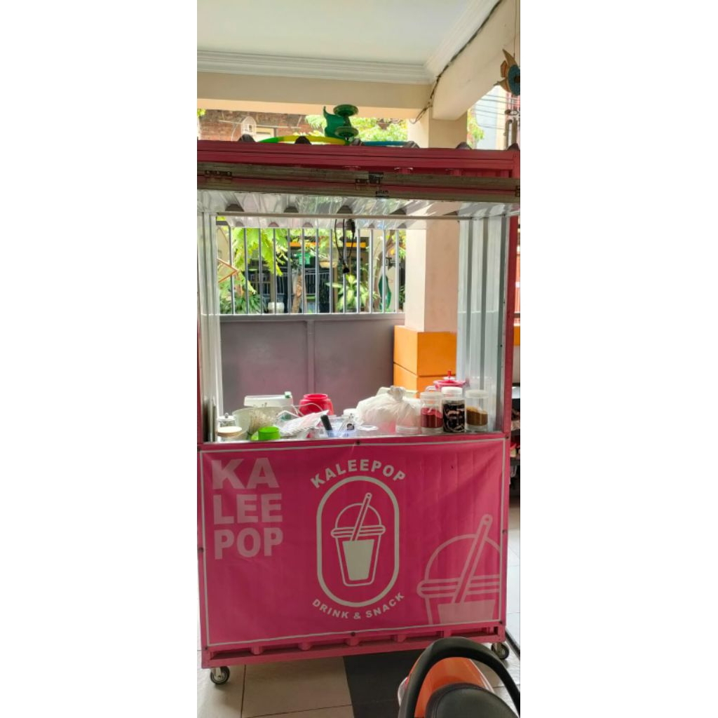 ROMBONG BEKAS BOOTH PORTABLE JUALAN