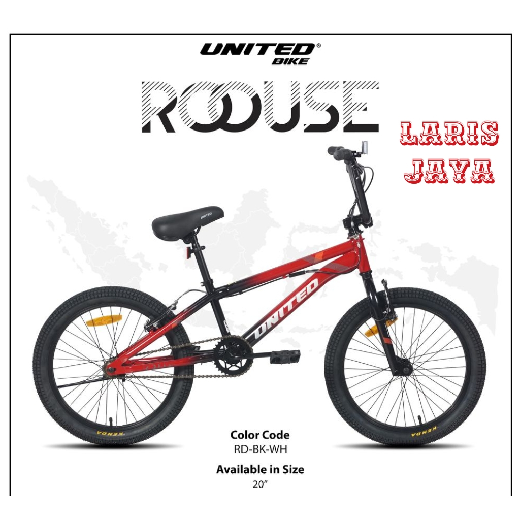 Sepeda BMX 20 Inch United Roouse Rotor Original Terbaru