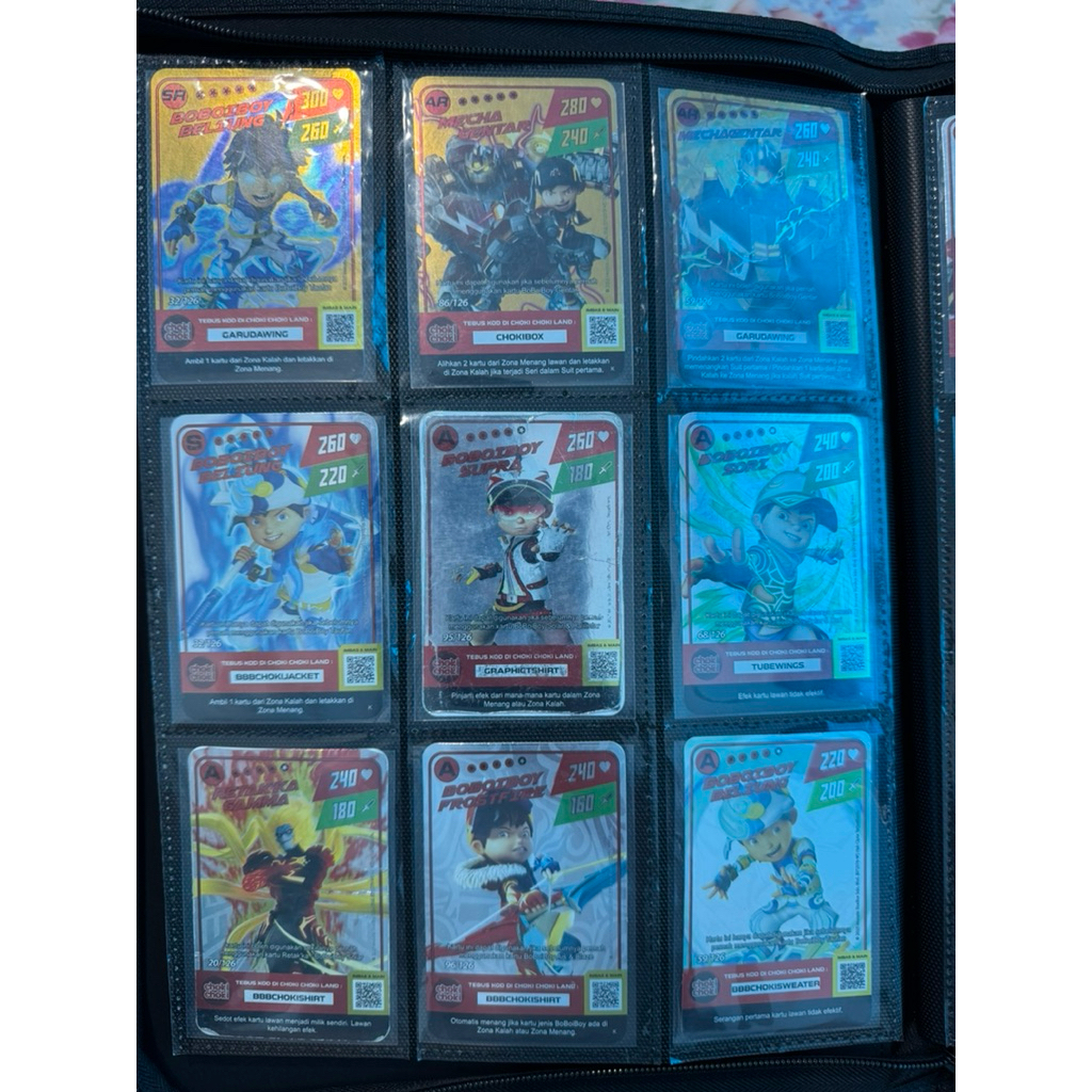 Kartu Boboiboy Monsta Galaxy Card Original Choki Choki