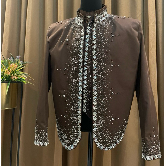 Beskap solo beskap jawa baju pengantin pria adat bahan semi wol