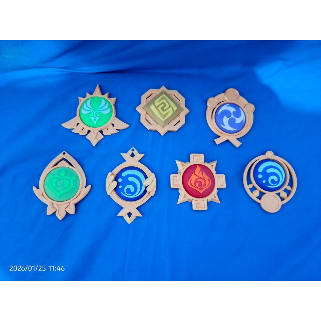 Keychain / Cosplay Vision Genshin Impact