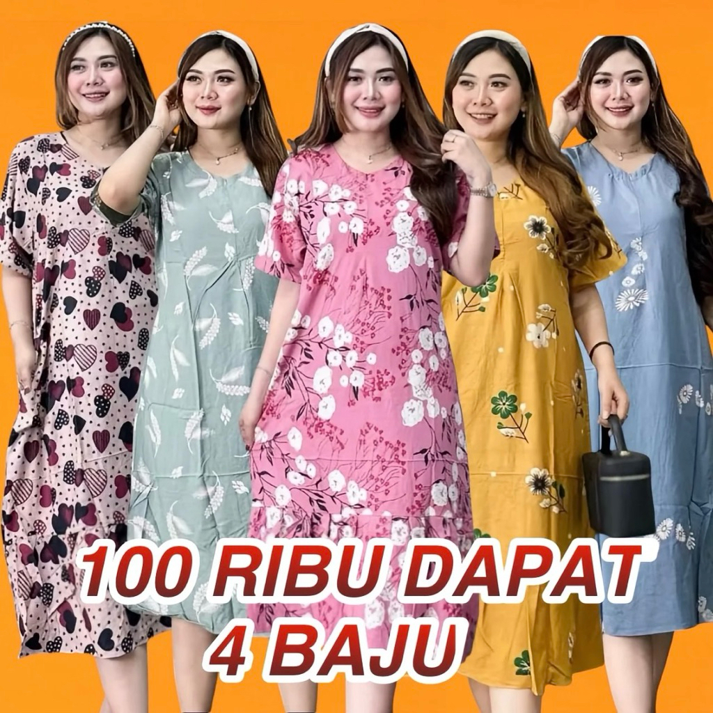 Daster Murah 100 Dapat 5 PCS Random Cantik | Daster murah | Grosir daster | Daster Murah Banget | Da