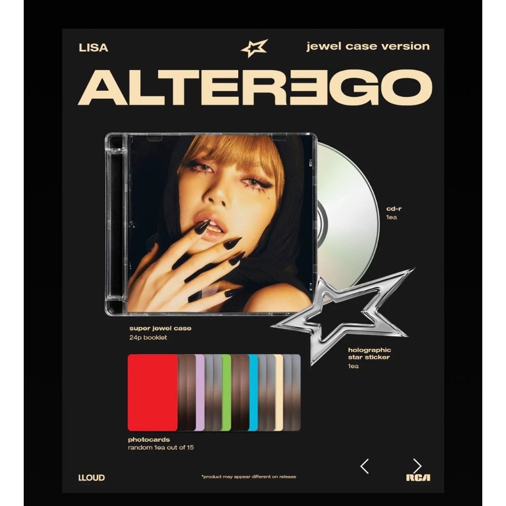 [READY] album Lisa alter ego jawel case only  GOOD CONDI 96%  [BACA DESK]