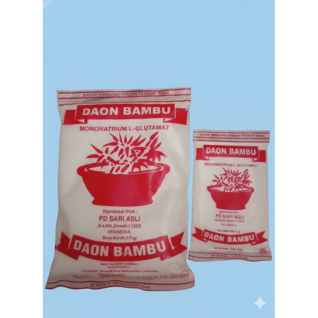 BICIN BAMBU VETSIN DAON BAMBU PENYEDAP MASAKAN 73gr 373gr