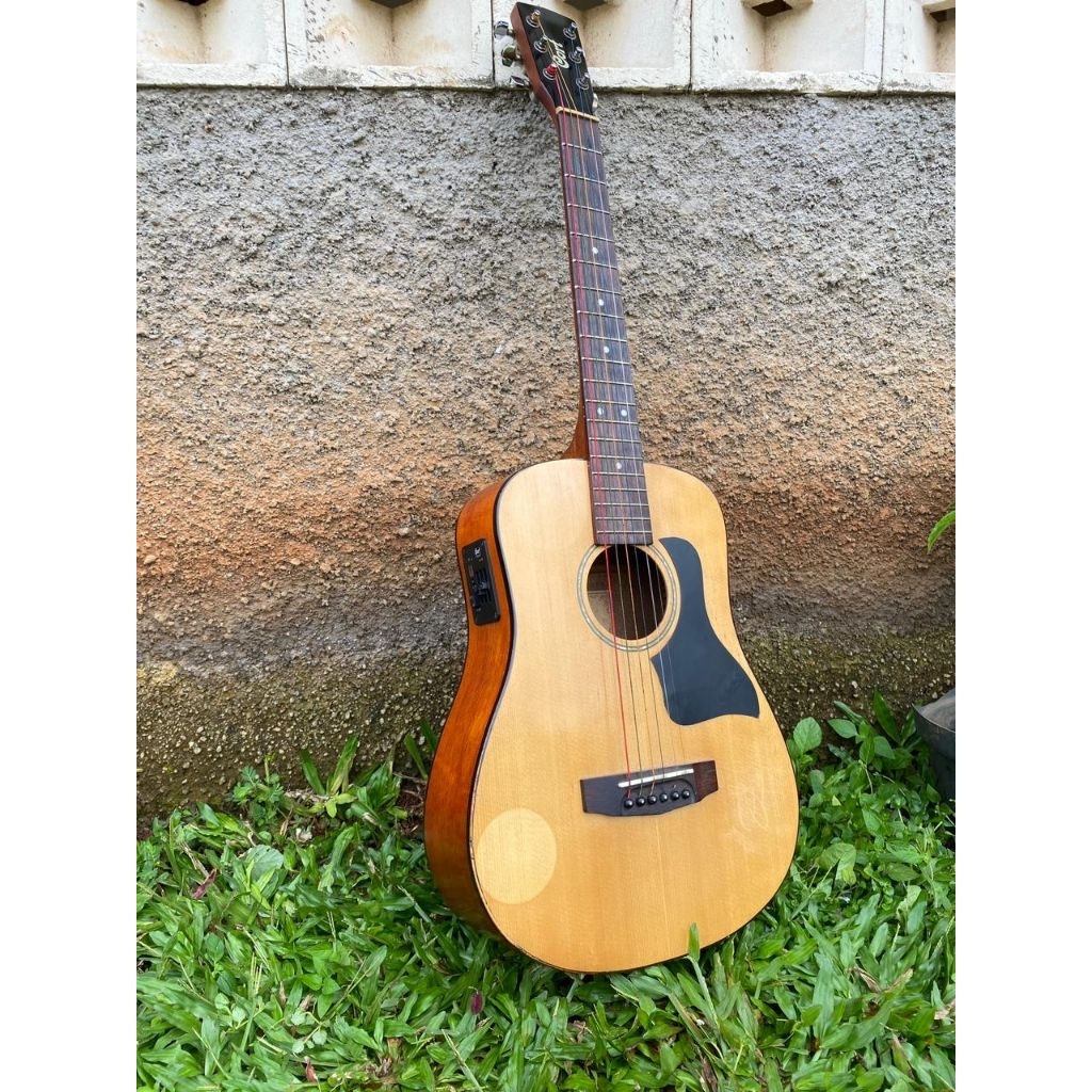 gitar akustik elektrik cort original