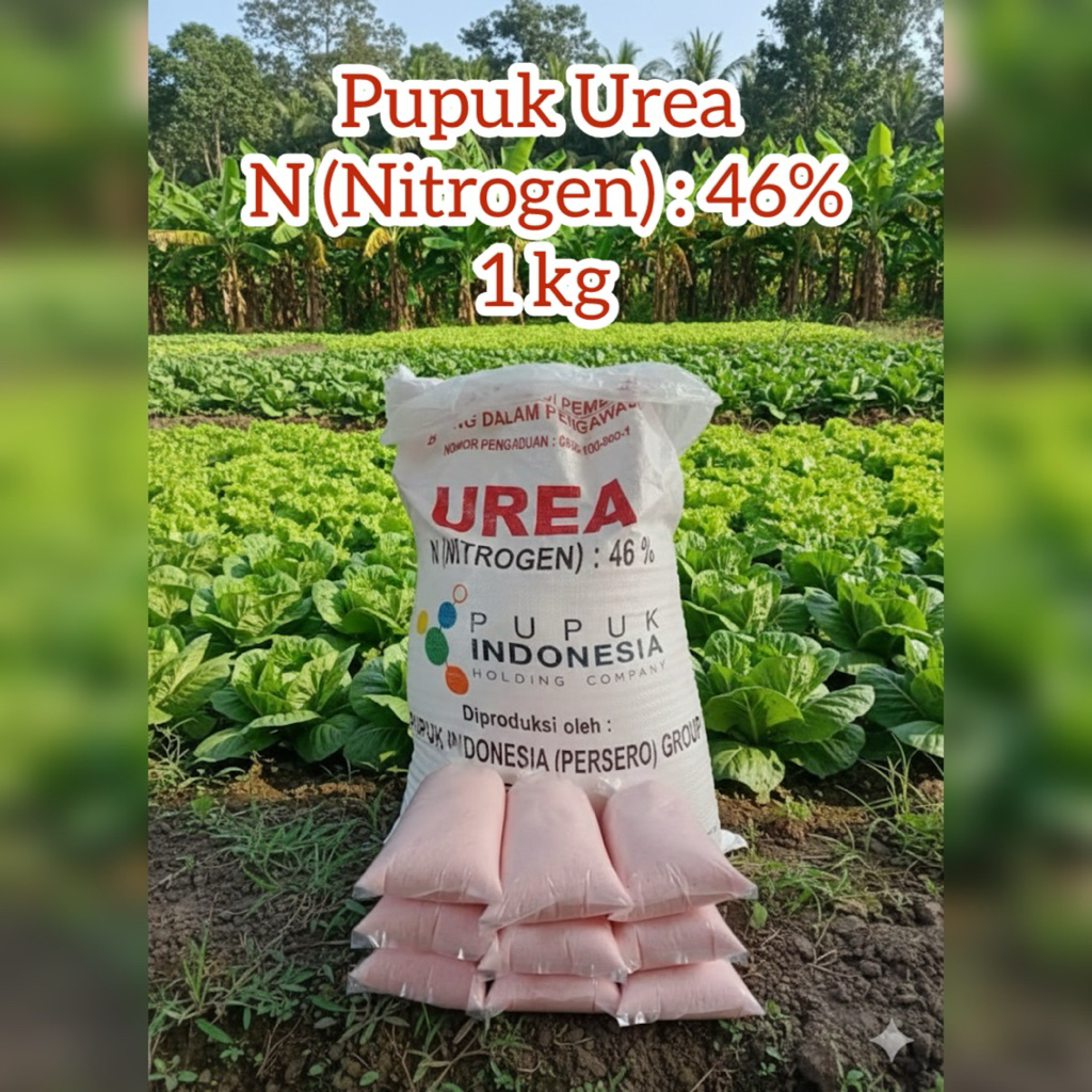 Pupuk Urea Nitrogen 46% Kemasan 1 KG
