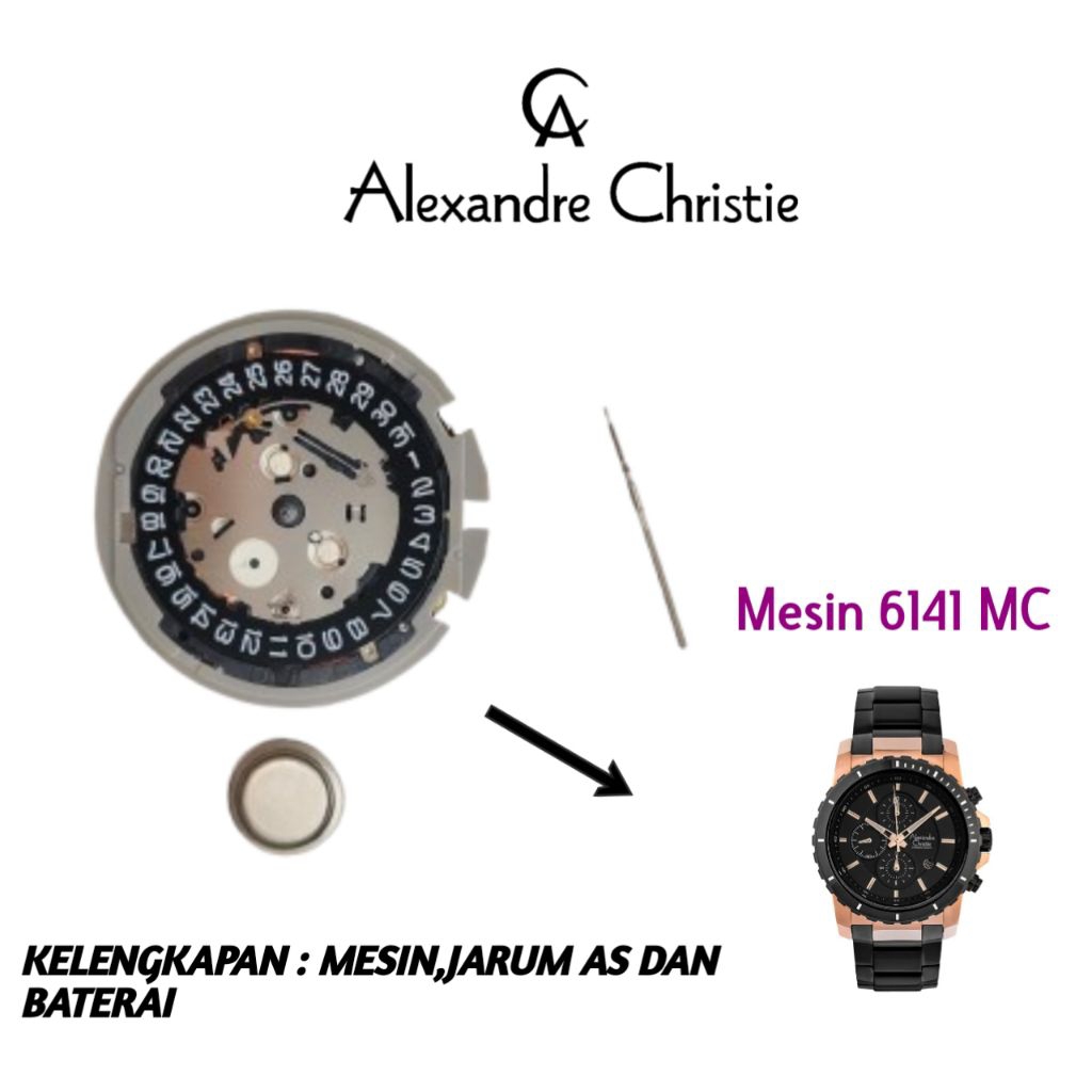 Mesin Alexandre Christie original 6141 MC