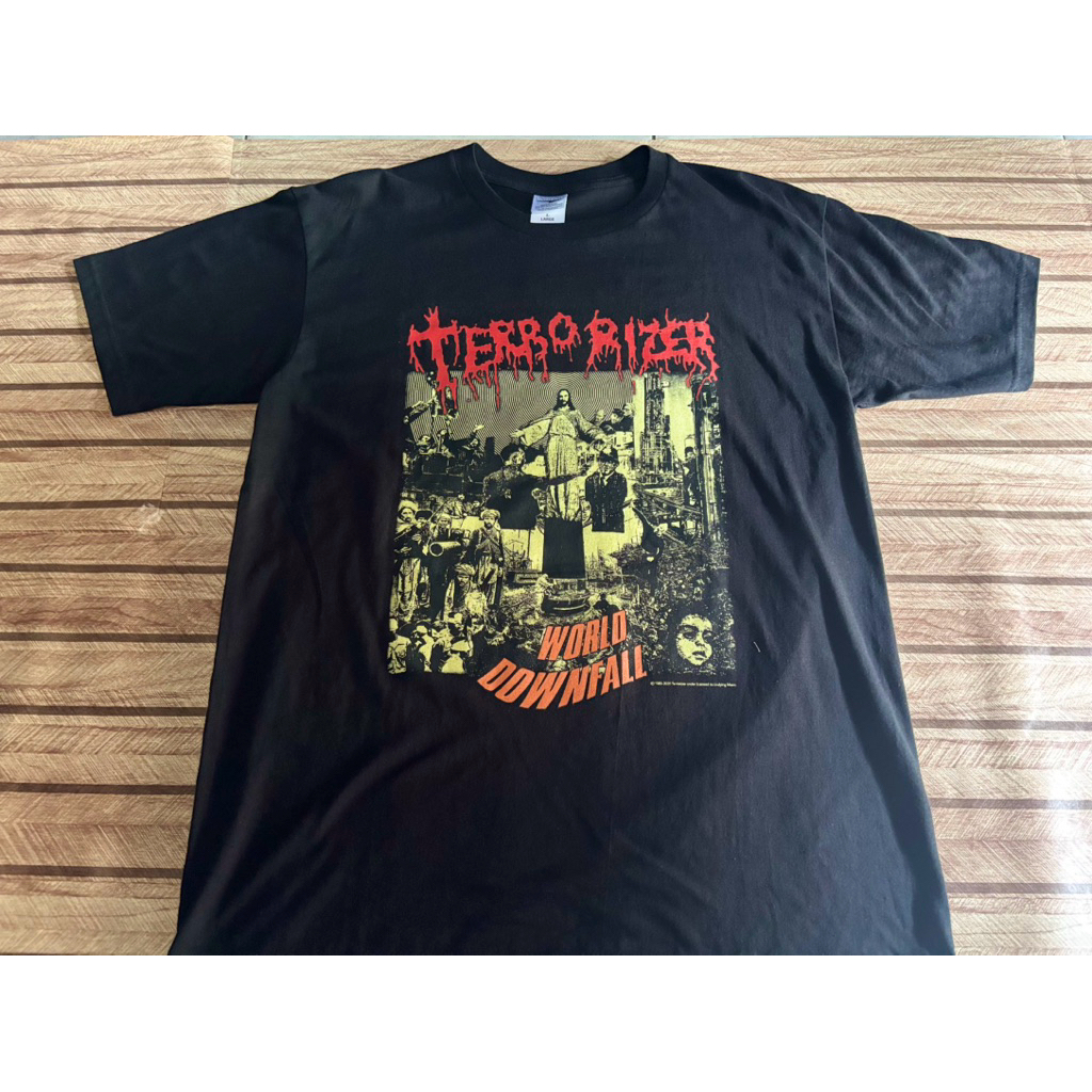 TERRORIZER world down fall - TSHIRT ORIGINAL & BERLISENSI undying music