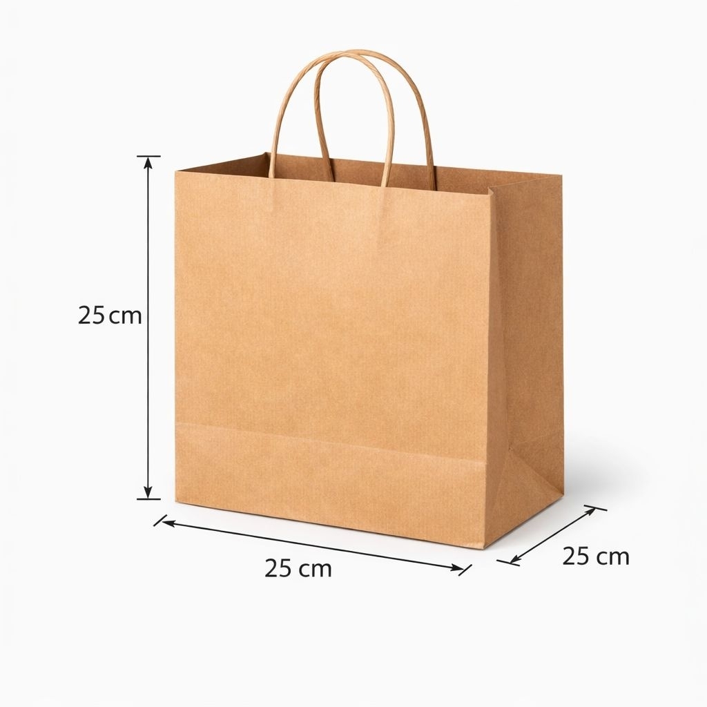 PAPERBAG / TAS KERTAS COKLAT 25X25X25