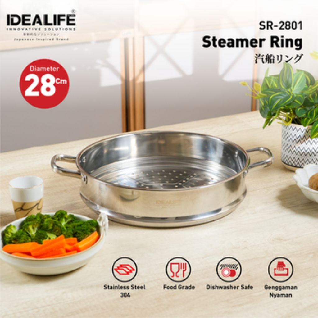 IDEALIFE - Steamer Ring - Kukusan 28cm - SR-2801