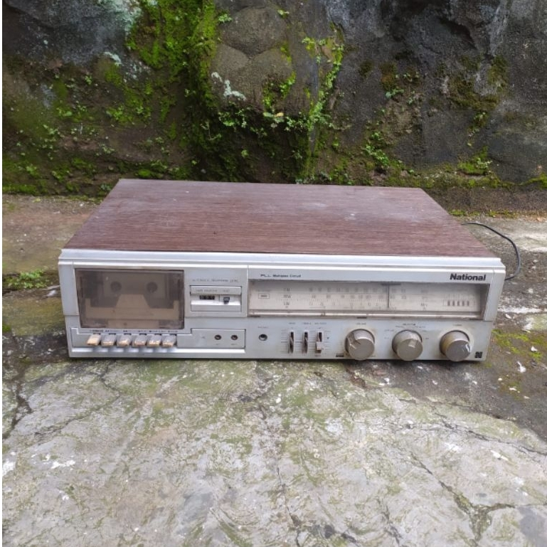 [ KONDISI RADIO NYALA & TAPE MATI ] RADIO TAPE JADUL MERK NATIONAL MODEL NO.SG-1001K