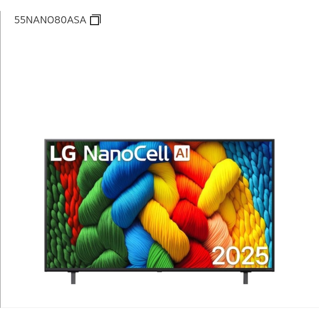 SMART TV LG NANO CELL 55NANO80ASA