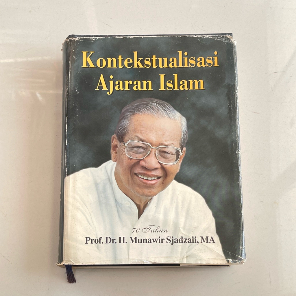 Buku KONTEKSTUALISASI AJARAN ISLAM oleh PROF DR H MUNAWIR SJADZALI