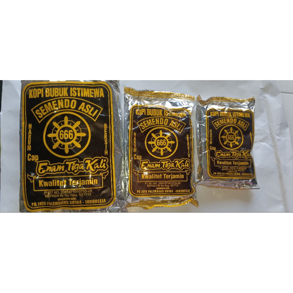 Kopi bubuk 666 semendo asli
