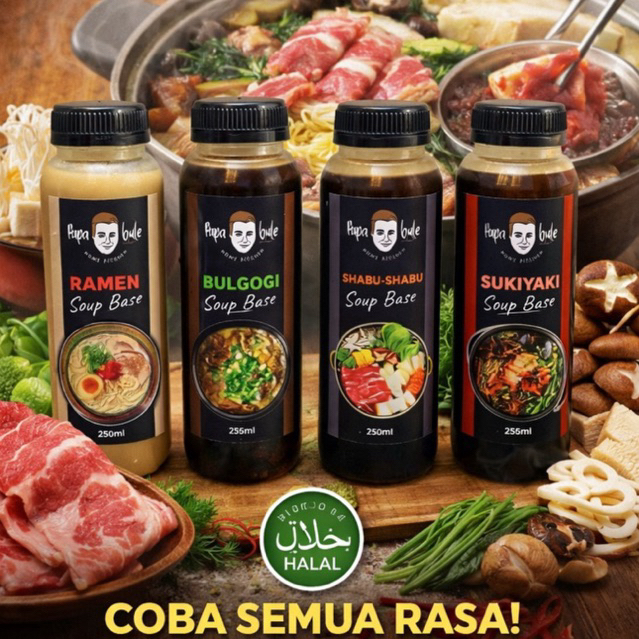 HALAL BUMBU DASAR SHABU SHABU BUMBU PREMIUM DASAR KUAH SUKI JEPANG