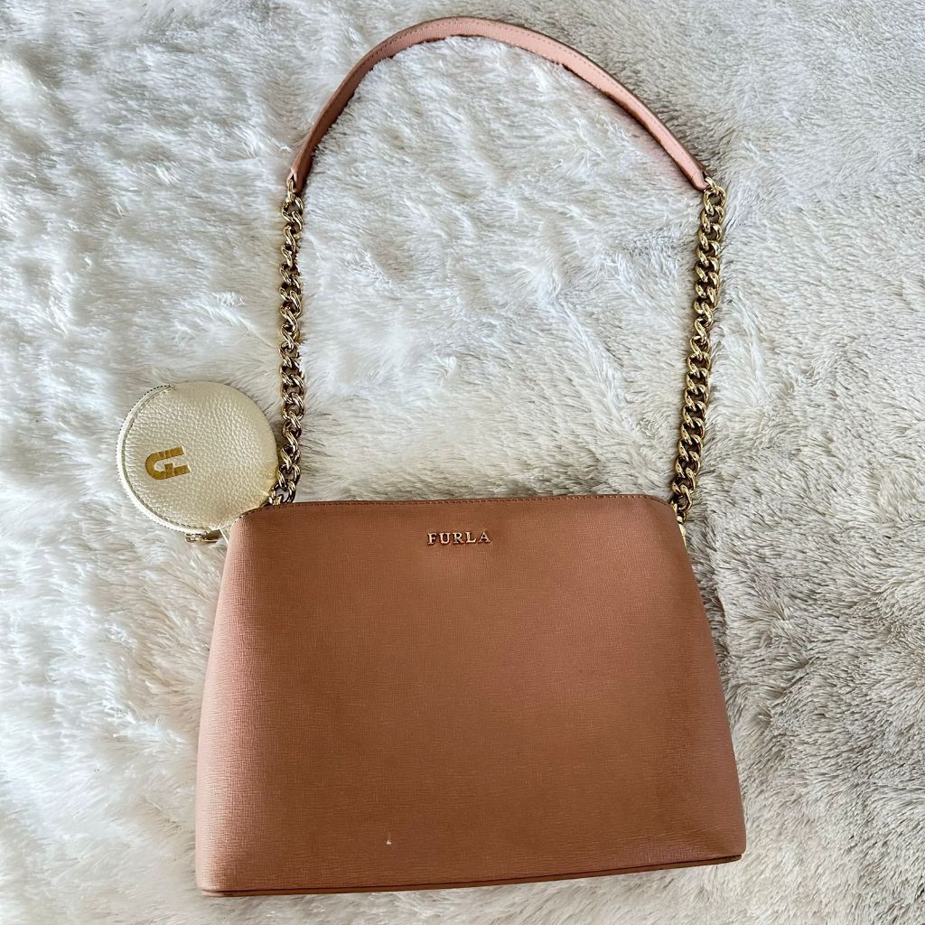 PRELOVED Furla  Shoulder Pink  Bag