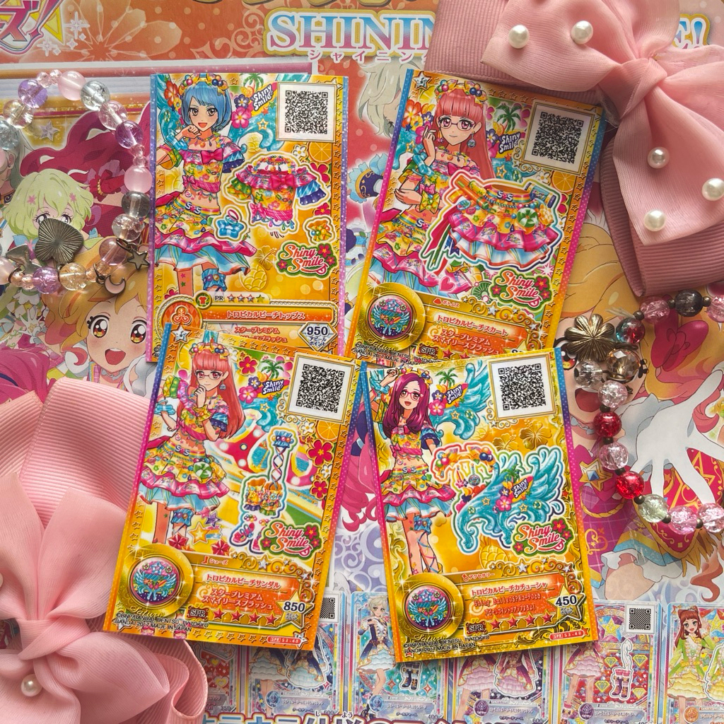 [OFFICIAL] KARTU AIKATSU STARS SPR PREMIUM COORD YUZU NIKAIDO SHINY SMILE OC