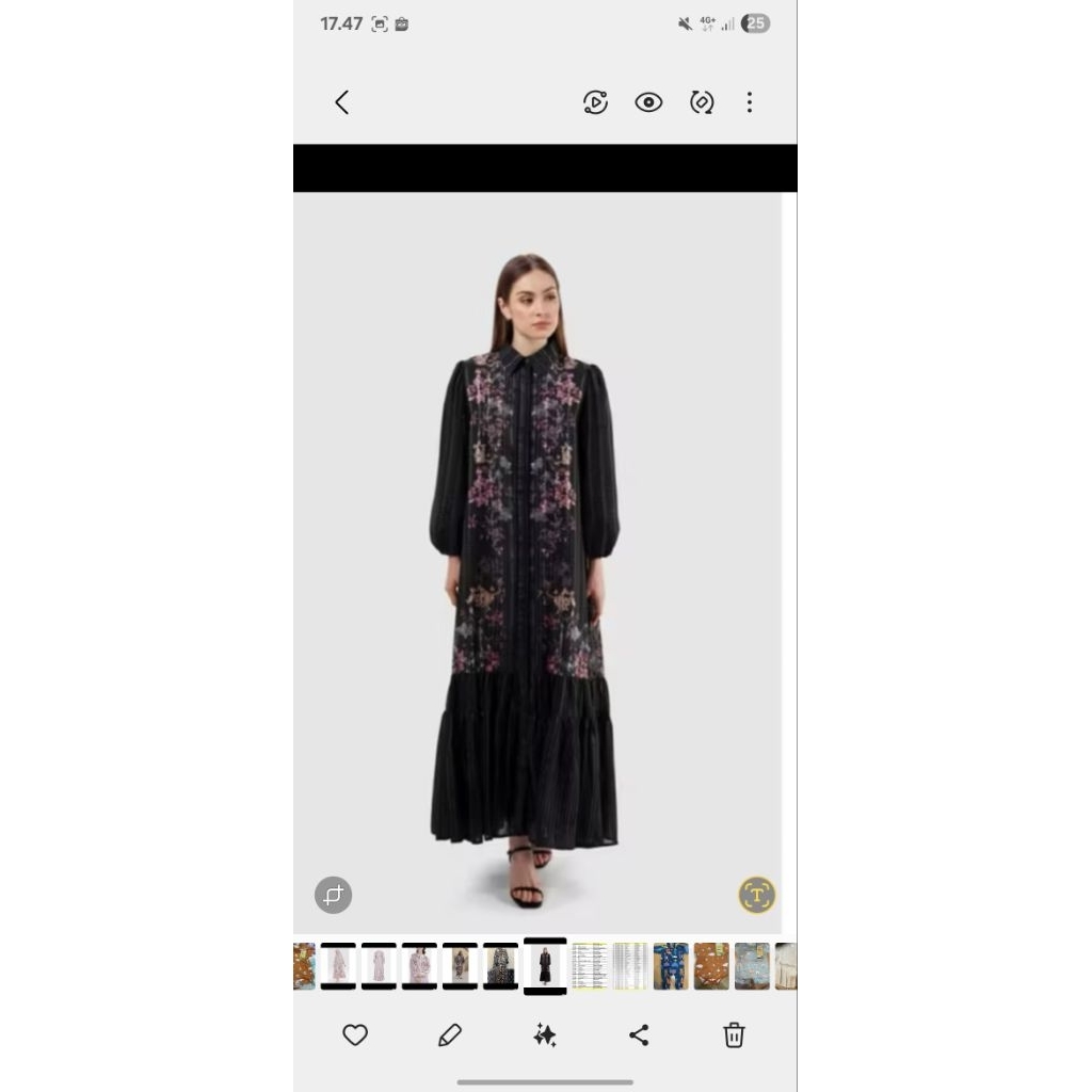 viola dress benang jarum size m