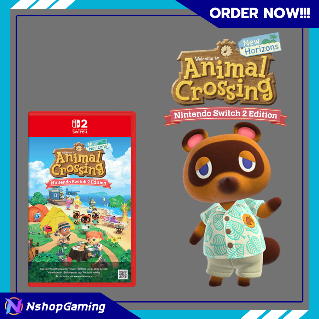 Animal Crossing: New Horizon Nintendo Switch 2/Kaset Nintendo Switch 2