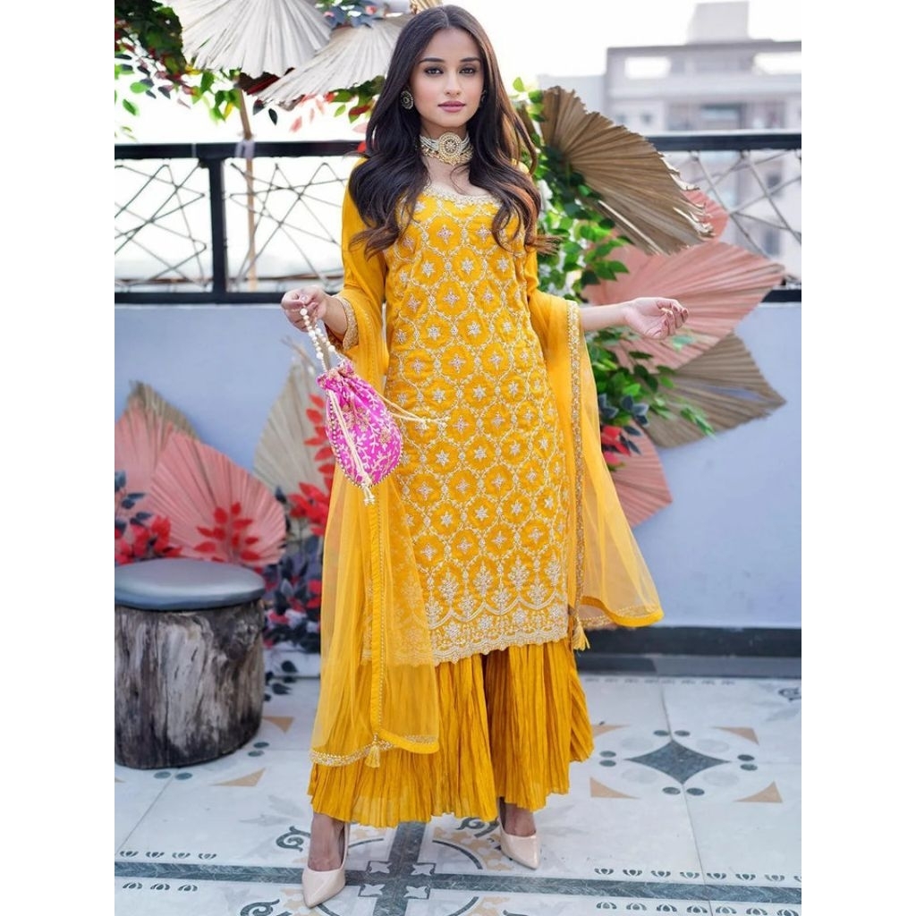 PO kurta set sharara/ baju perta india / Baju India original