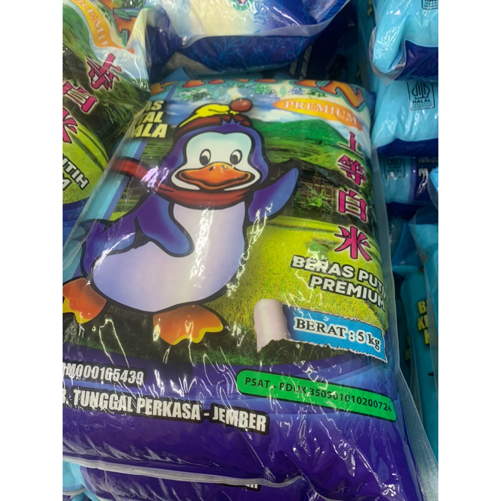Beras Pinpin 5kg, Beras Kristal, Beras Murah