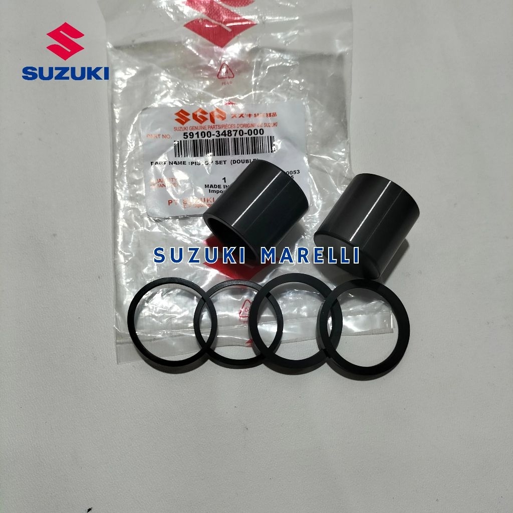 PISTON KALIPER SET DEPAN-PISTON Set SUZUKI GSX R 150 BANDIT V-STROM ORIGINAL SGP