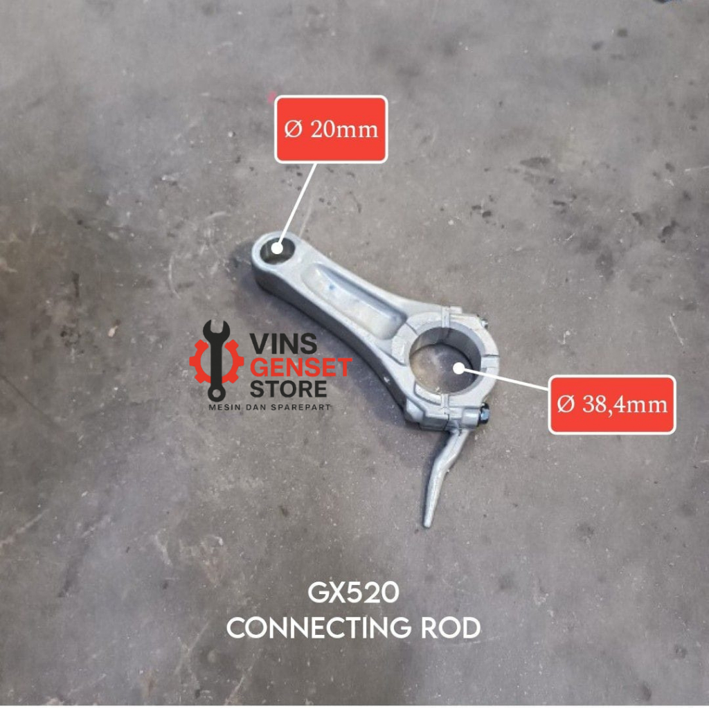 Gx520 Connecting Rod Conrod Setang Stang Seher Sokar Piston Mesin Penggerak Bensin GX520 YAMAMOTO