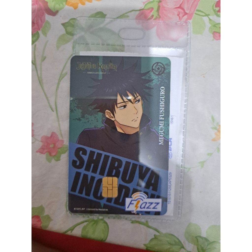 Kartu Flazz BCA Jujutsu Kaisen Megumi Gen 2